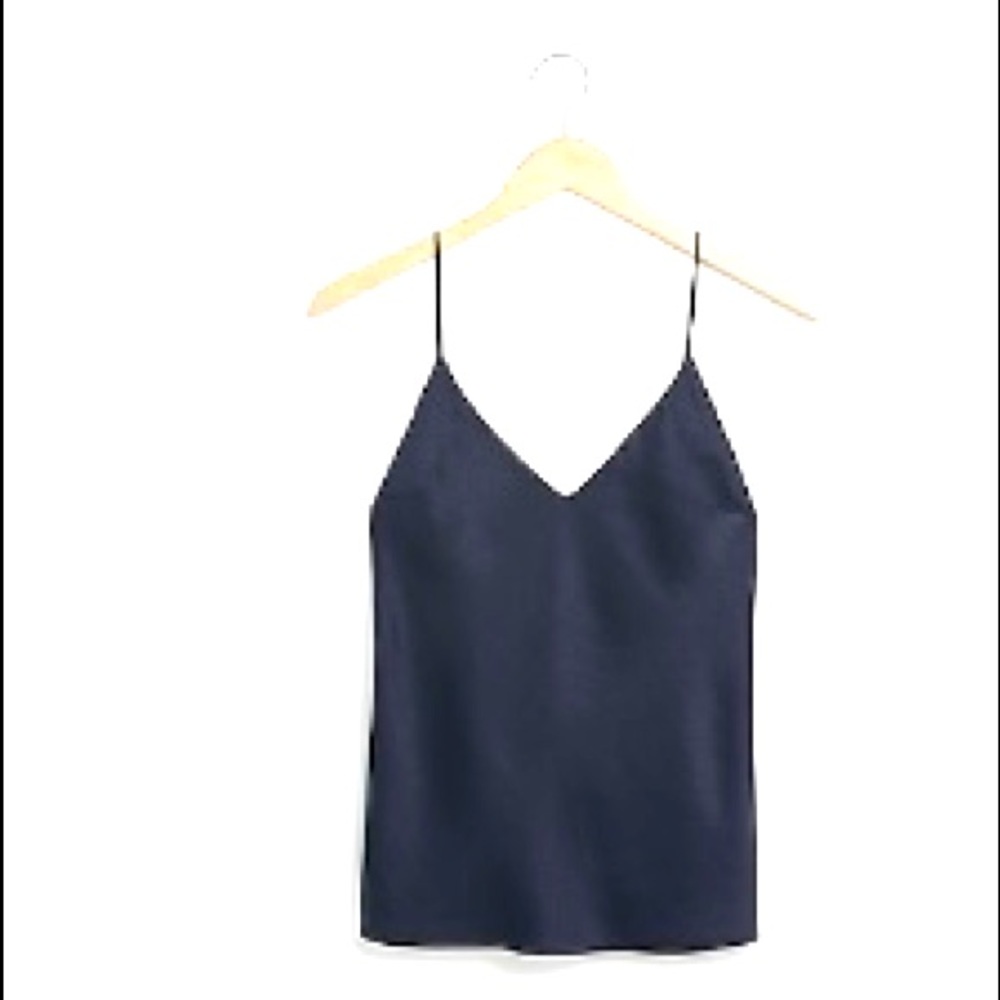 Express Medium size. Navy Blue Satin Cami.